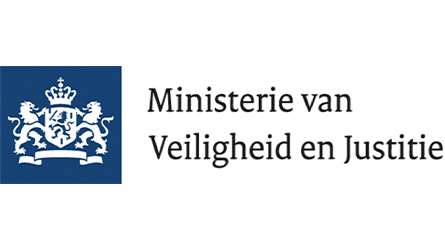 Ministerie van Justitie en Veiligheid logo